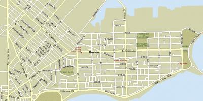 Карта вулиць Бостона