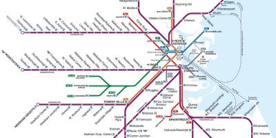 Бостон залізничний вокзал карті