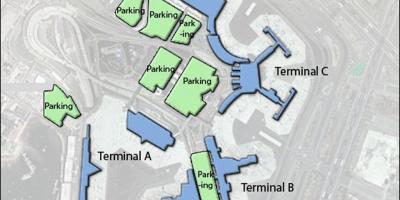 Карта терміналу аеропорту Логан з
