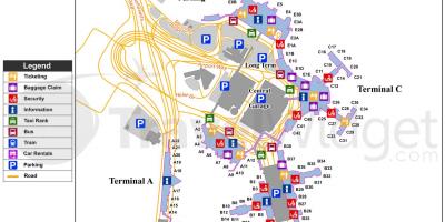 Карта Міжнародний аеропорт Логан