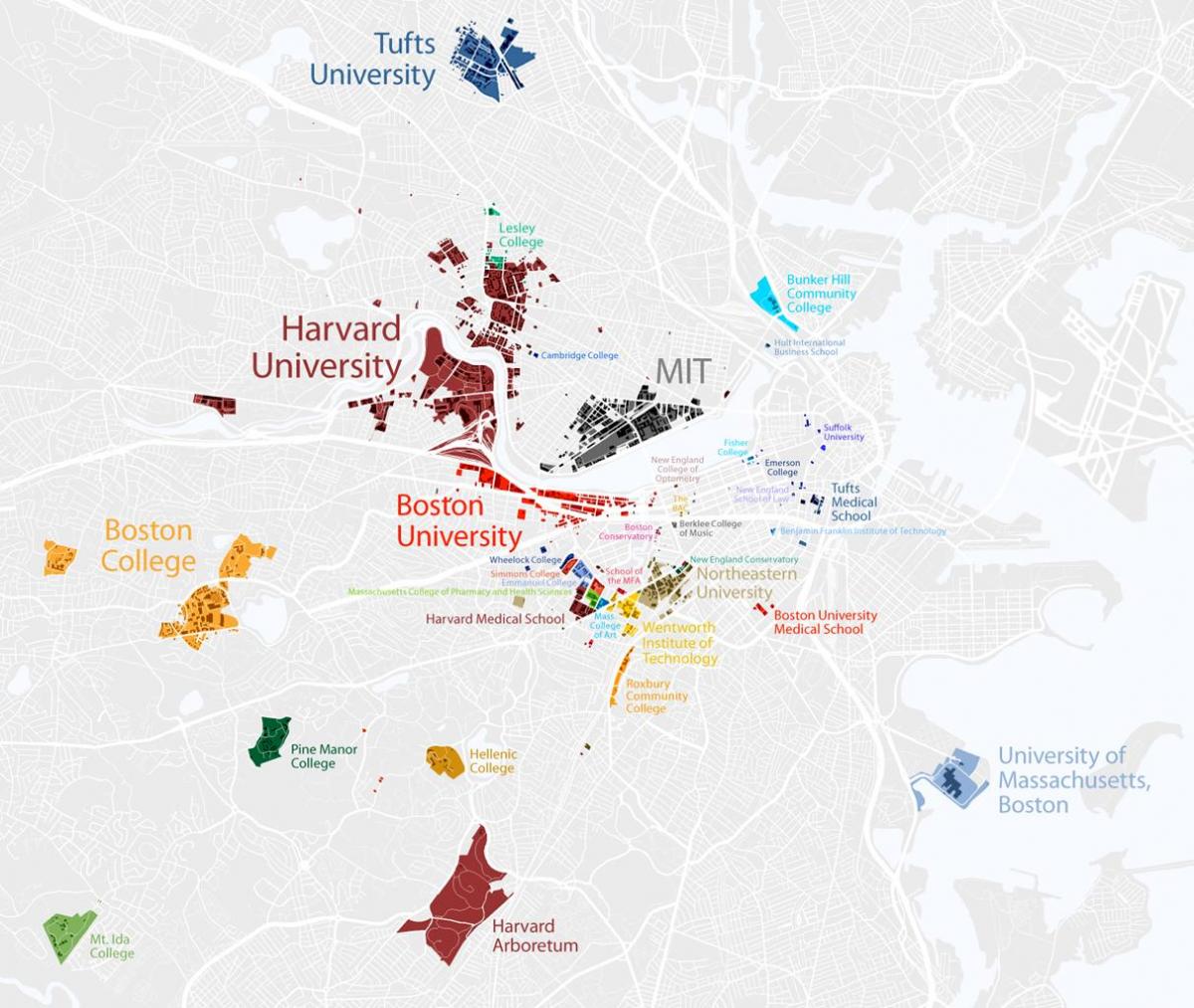 карту Бостонського університету