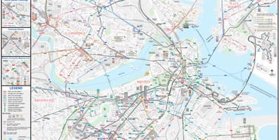 Mbta автобус карті