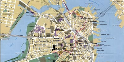 Карта міста Бостон