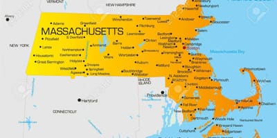 Massachuset карті