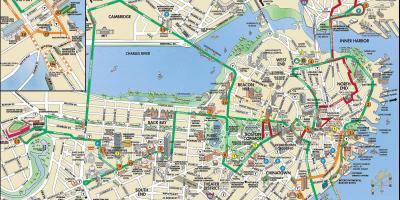 Бостон автобусні екскурсії по карті